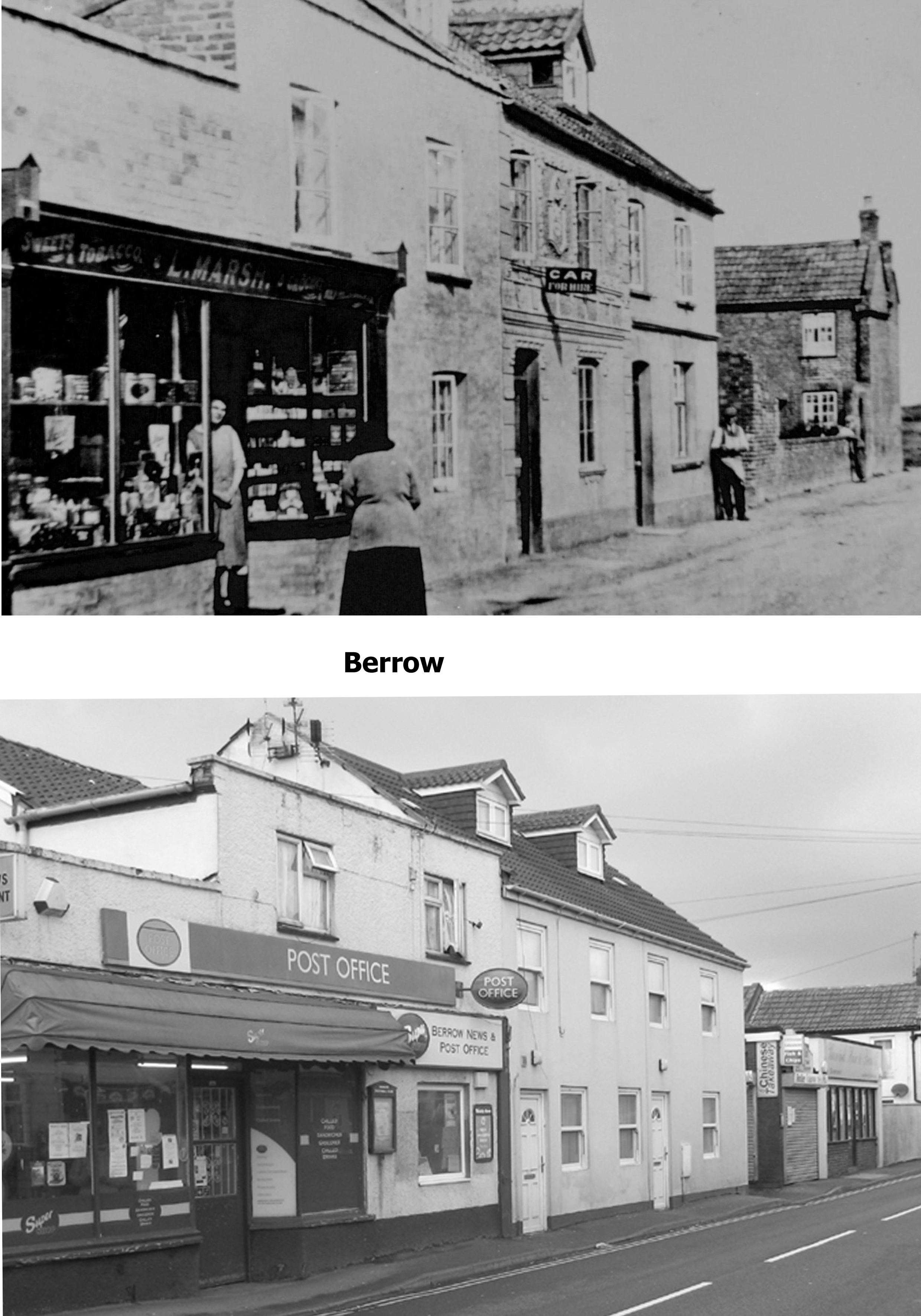 Berrow Triangle Store c1930s-2010