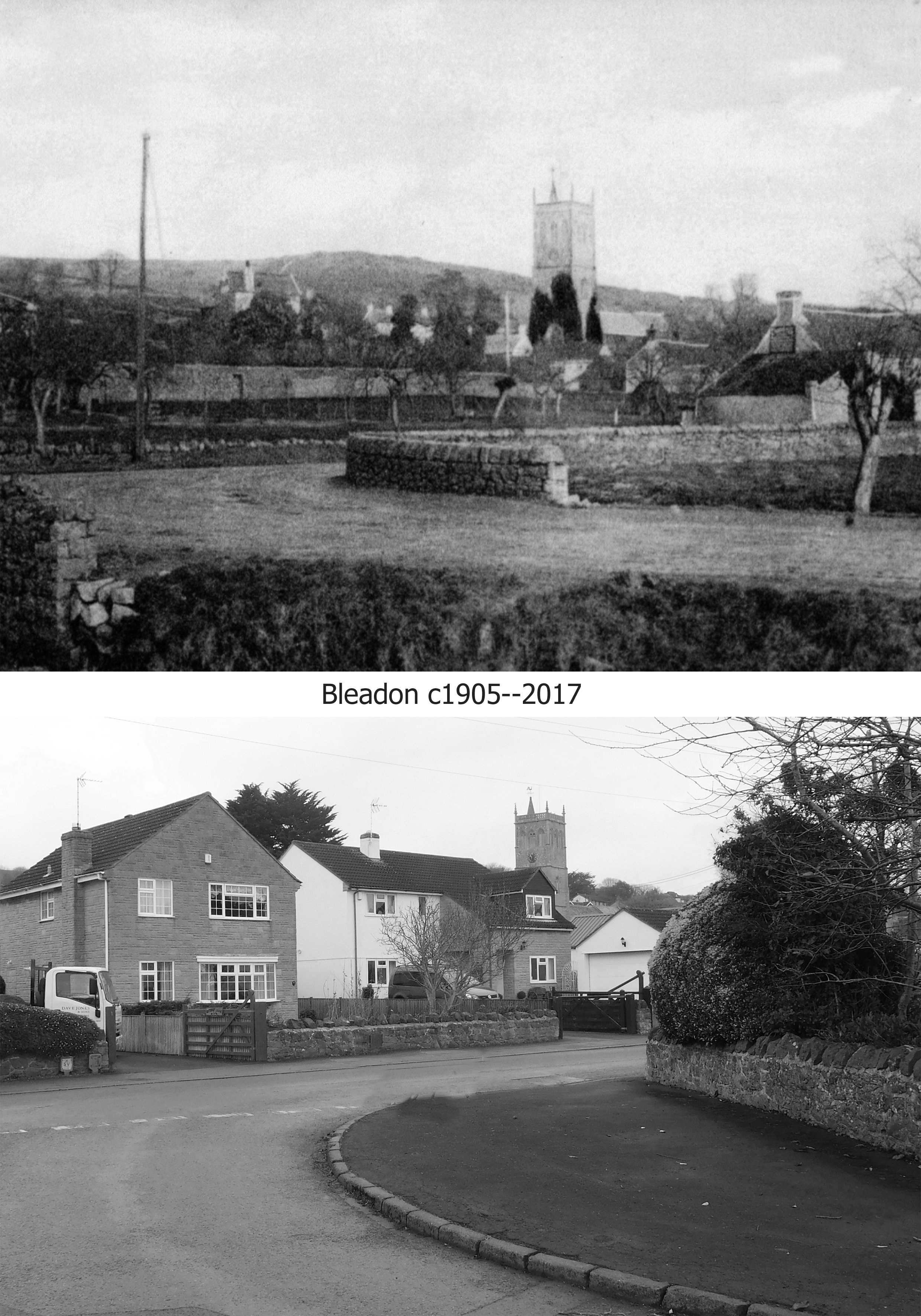 Corner of Bleadon rd. & Bridge rd. c1905-2017