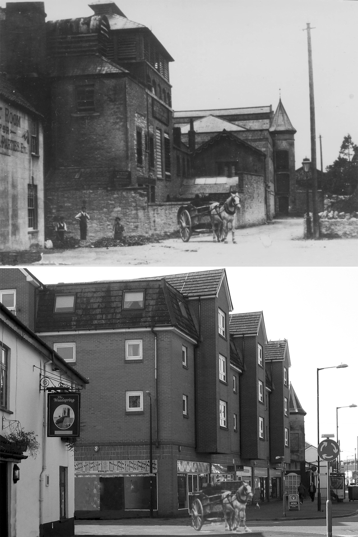 Outside the New Inn c1915-2020