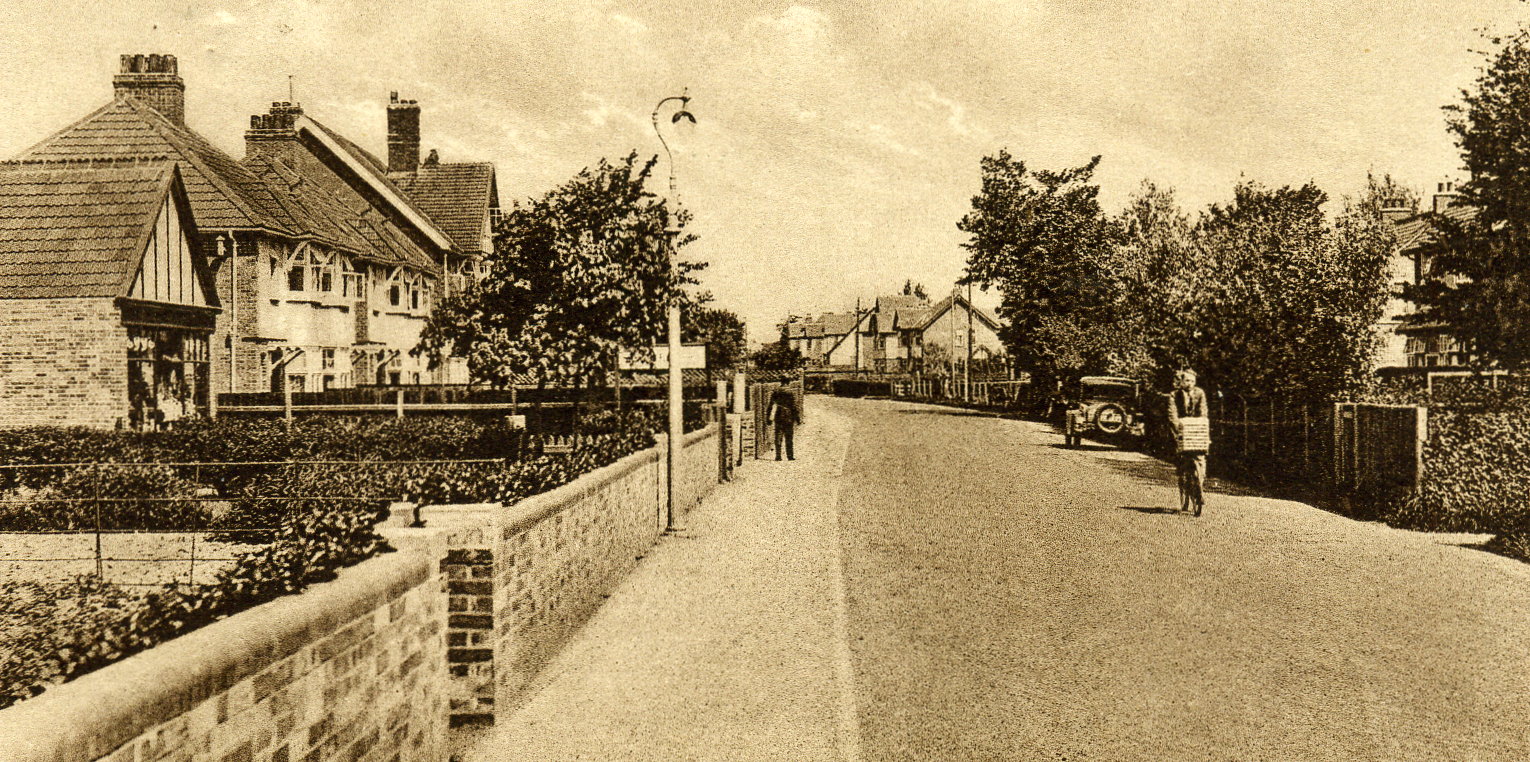 Berrow Rd. Burnham c1935