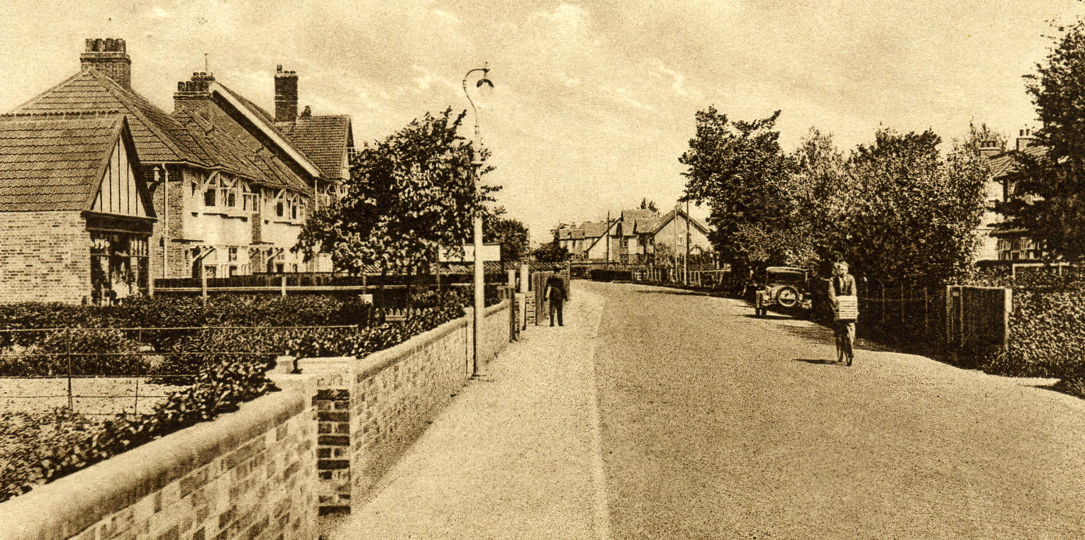 Berrow Rd. Burnham c1935